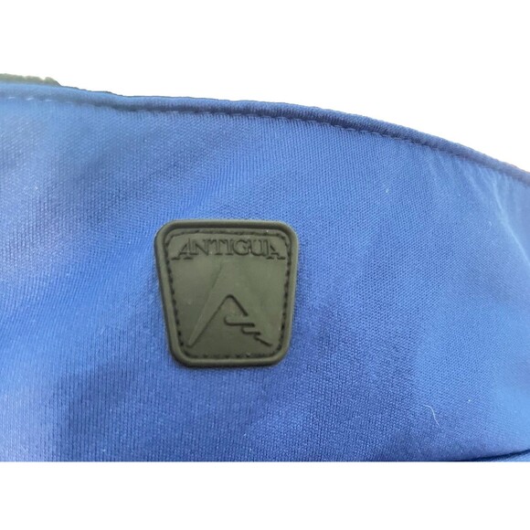 NWT Antigua Traverse Mens S Softshell Jacket Blue Full Zip Water Resistant Logo - Picture 15 of 16